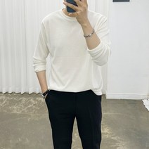 아도르클래식 SN 포그니 8컬러 부드러운 터치 라운드 긴팔 니트