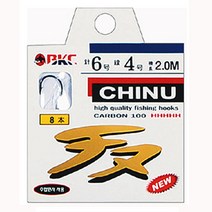 부산가자-백경 지누카드 감성돔 묶음바늘 (2m) BK-308, 6호-3.0