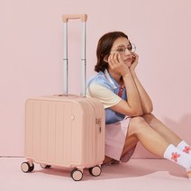 ABS캐리어 케리어 여성 숏 경량 기내용캐리어 18 인치 가방 소형 캐스타 회전 바퀴 여행 자 모함 2625861201
