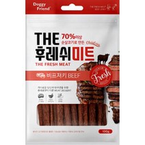 비프 연어 소프트스틱 3개월강아지간식 10봉 5개 칭찬간식 져키 육포형간식