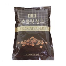 이홈베이킹 리얼청크초콜릿, 1개, 1kg