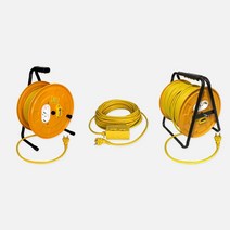 캠핑장 텐트 전선연장 감는 전기선릴 숙소 리드선 공사현장 작업용 여행 케이블, 연장선 10호