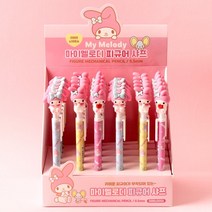 2000 산리오 마이멜로디 캐릭터 피규어 샤프 0.5mm - 6개