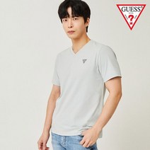 게스 남성 미니삼각 쿨 V넥 반팔티 MN2K9480