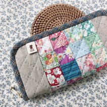 [핸드메이드] 빅사이즈 수제지갑 스마트폰장지갑 - 수공예 퀼트완제품