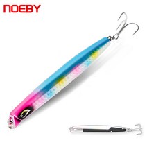 NOEBY Sinking Pencil Fishing Lure 110mm 45.8g Lead Jig Long Casting Artificial Bait for Sea NBL1902, 123