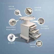 미용 서빙 사무 카트 치과 임플란트 입 스윕 b초음파 보관 이동식 랙 베이스 미용 기기 도구 차량, 한개옵션1, 13 51x47x82cm   13