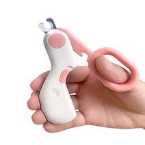[바보사랑] 코펫 반려동물 LED 멍냥 발톱깎이, 색상:핑크, 상세 설명 참조
