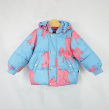 mini rodini 유니콘 후드패딩 스카이블루 (키즈 90)