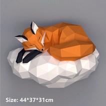 페이퍼 크래프트 종이접기3d papercraft 종이 여우 공기 할로윈 소년 39 s