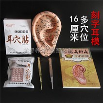 귀침 붙이는침 티침 이침 귓속 자성혈 패치 다크서클 왕 씨를 남기지 않고 마사지 월경불순, 17 16cm이어몰드+펜+귀마개+족집게+책+도모하다
