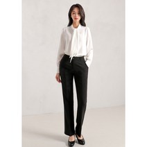더웨이나인 심플형 바지 여성 일자 정장 여자 빅사이즈 정장 팬츠 기본 슬랙스 블랙 일자핏 스판 (XS-5XL)