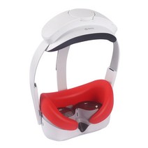 VR게임 2022 새로운 교체형 실리콘 페이스 패드 피코 4 쿠션 커버 브래킷 보호 매트 아이 VR 액세서리, 한개옵션1, 04 Red