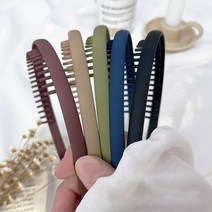 미다미 [5P세트] 짱짱한 빗살 탄력 톤다운 기본 헤어밴드