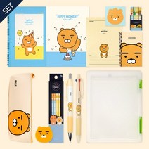 카카오프렌즈 안성맞춤 신학기 문구세트 1호, 상세페이지 참조, 상세페이지 참조