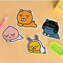 프렌즈문구)카카오프렌즈 diy보석퍼즐 스티커만들기, 땡큐프렌즈 무지