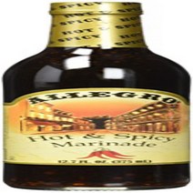 Allegro Hot Spicy Marinade. １2.75 Fl. Oz (PACK OF 3), 1