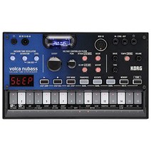 KORG 신디사이저베이스 머신 volca nubass 진공관 회로 Nutube 탑재 16 스텝 시퀀서 전지 구동 스피커 내장 헤드폰 사용 가능 어디서나 사용할 컴팩트 사이즈 바로 시작할 수 소프트웨어 라이센스 포함