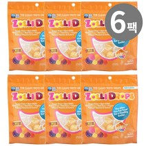 졸리팝 졸리 롭 더 클린 티쓰 드롭 프루트 플레이버 45g, 6개, 6개