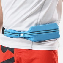 피크니아 듀얼 지퍼 러닝벨트 힙색, 옐로우