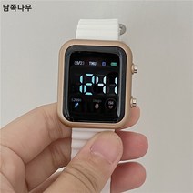 시크한 테크놀로지 시계 남녀 ins 하이브로우 야광 냉풍 학생당 스퀘어 멋스러운 전자시계