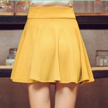 미니스커트 NEW 밴딩 파티 플레어 A라인 주름 스커트 빅사이즈 9 가지 색상