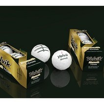 볼빅 비스무스 티크로스 3피스 비거리 장타 홀인원 기념품 판촉물 모임 선물 세트 인쇄 제작, 색상혼합12구