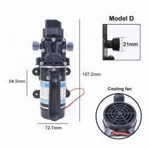 양수기 엔진양수기 농업용양수기 정원 리턴 밸브 용 유형 전기 수막 고압 자체 프라이밍 펌프, 자동 스위치, 24v 120w