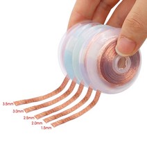 1.5mm 2mm 2.5mm 3mm 3.5mm 너비 1.5m 길이 디 솔더링 브레이드 용접 솔더 리무버 윅 와이어 리드 코드 플럭스 bga 수리 도구