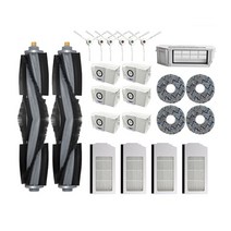 Ecovacs Deebot X1 OMNI / T10 액세서리용 헤파 필터 사이드 브러시 메인 천 먼지 봉투 진공 청소기 부품, 15 as the picture