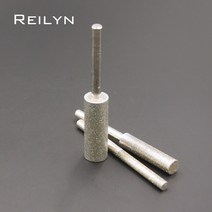 연마재1pc 150 울트라 롱 실린더 비트 415mm 에머리 그라인딩 포인트 다이아몬드 연마 옥 버, 03 6mm