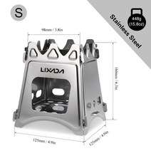 펠렛난로 거꾸로타는 화목 팰릿 펠릿 주물 캠핑 가정용 나무 텐트 장작 연탄 Lixada 티타늄 스토브 휴대용, 01 Stainless Steel S