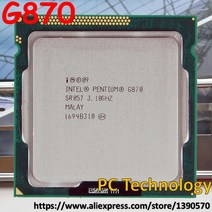 리퍼 CPU Origina 인텔 펜티엄 프로세서 g870 cpu 3.1 ghz 3 m lga1155 65 w 데스크탑 듀얼 코어, 한개옵션0