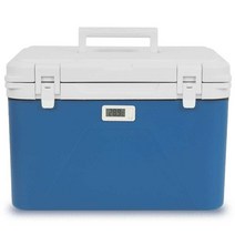보냉 온도계 아이스박스 쿨러 캠핑 휴대용 디지털 표시, 35L  얼음팩
