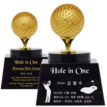 골드모아 순금 골프공 2단원형 트로피 18.75g 24K [홀인원]