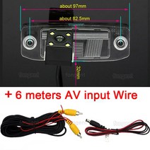 차량 후방 뷰 백업 주차 후진 카메라 현대 기아 스포티지 R 카렌스 보레고 소렌토 오피러스 모하비 K3 씨드 모하비용, 1.4led Rear Camera