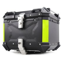 오토바이 탑박스 스쿠터 알루미늄 바이크 배달통 배달가방 리어백, 블랙 55L