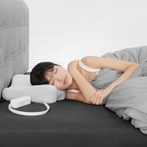 샤오미 Leravan 러판 스마트 수면베개 가열 마사지 돼지코포함, 그레이, 1개