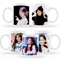 안유진굿즈 안유진 커스텀 포토 머그컵 2개 세트 선물용 소장용