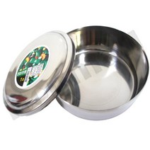 국산 스텐레스 합밥통 합찬통 원형 찬합 주방 보관 냉동 반찬, 1호 400ml