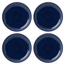 Lenox 네이비 프로파일 스톤웨어 4피스 파스타 볼 세트 2.2kg(4.8파운드), Dinner Plates Set of 4