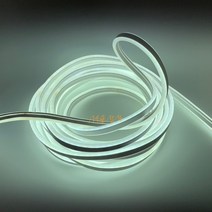 세운상사 외부용 LED 네온 엣지 플렉스 10m + 전원부 감성 캠핑 웨딩 축제 포토존 펜션, 백색