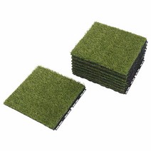이케아 룬넨 조립마루 9P 인조잔디 30x30x2cm 합성고무 폴리프로필렌