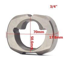 임펙렌치 임팩렌치 Wilin1 2 "34" 1 인치 에어 임팩트 렌치 스트라이킹 블록 사고 차량 해머 액, 02 1 PCS  of  D1