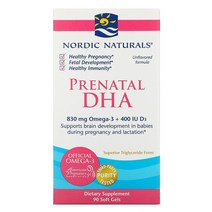 노르딕 내추럴스 임산부 오메가3 프리나탈 Prenatal DHA 500mg 90정