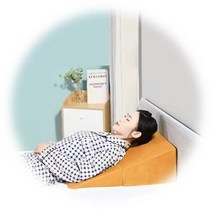 TYSQXQ 역류성식도염 베개 위편한베개 식도염 베개 옐로우+그레이 다리 베개, 그레이