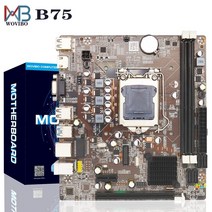b75 마더 보드 lga 1155 듀얼 채널 16g ddr3 메모리 sata iii usb 3.0 인텔 lga1155 i3 i5 i7 xeon 용 컴퓨터 메인 보드