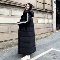 남녀공용 롱 패딩점퍼 면겨울 점퍼 패딩 데일리 겨울 자켓 바람막이순색 아우터