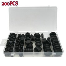 블라인드 우드 창문 스크린200PCS 배선 마개 키트 열림 폐쇄 블라인드 플러그 모듬 된 크기 블랭킹 그로밋