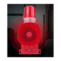 산업용 사이렌소리 조명 야간작업조명 비상 경보등, 220V 음성 소형스피커